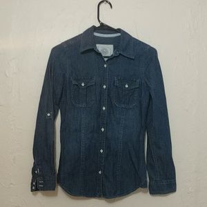 So Perfect  Jean Shirt sz Small